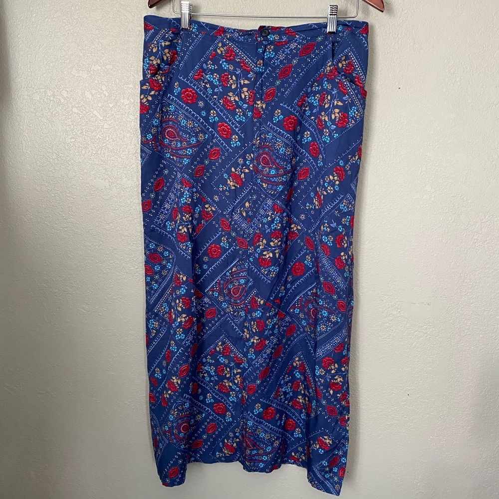 Vintage Liz Claiborne Crazy Horse Midi Skirt